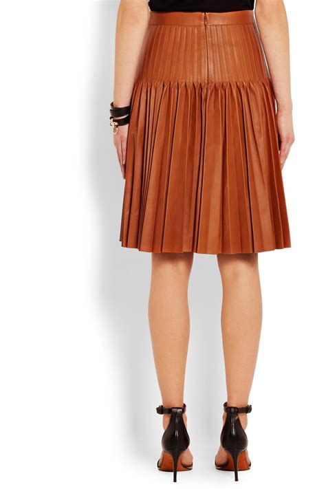 givenchy brown silk skirt|Women's Designer Skirts .